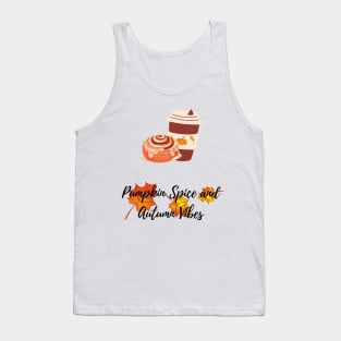 Hello Autumn Pumpkin Spice and Autumn Vibes Tank Top